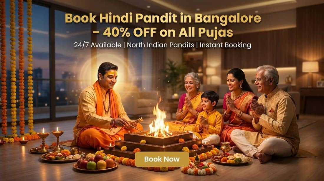 North Indian Pandit in Koramangala Bangalore | Hindi Brahmin Puja